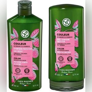 Yves Rocher Color Protection and Shine Dyed Hair Conditioner and Shampoo Set